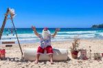 Christmas Santa photos Narrawallee Beach