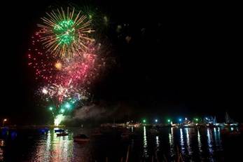 Ulladulla Fireworks Easter Sunday Blessing of the Fleet Festival