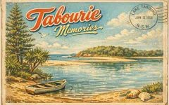 Tabourie Memories Old Lake Tabourie Post Card