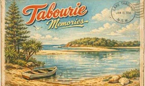 Tabourie Memories Old Lake Tabourie Post Card