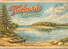 Tabourie Memories Old Lake Tabourie Post Card